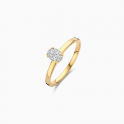 Blush Lab Diamonds Ring LG1019Y 14k Geelgoud MAAT 17 - 56122