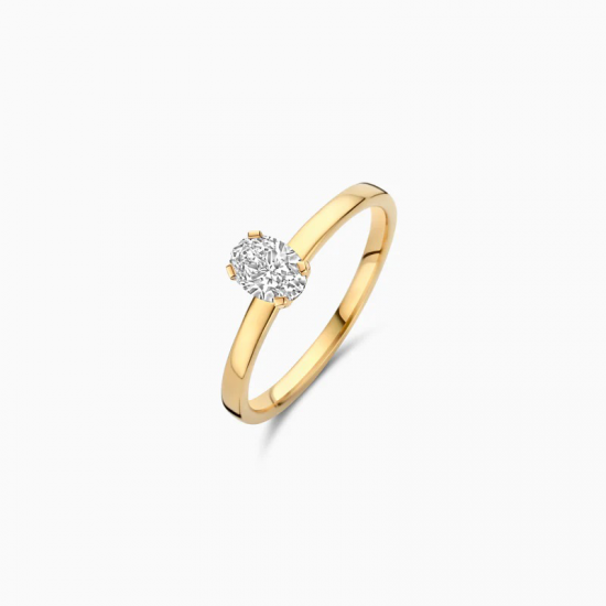 Blush Lab Diamonds Ring LG1019Y 14k Geelgoud MAAT 17 - 56122