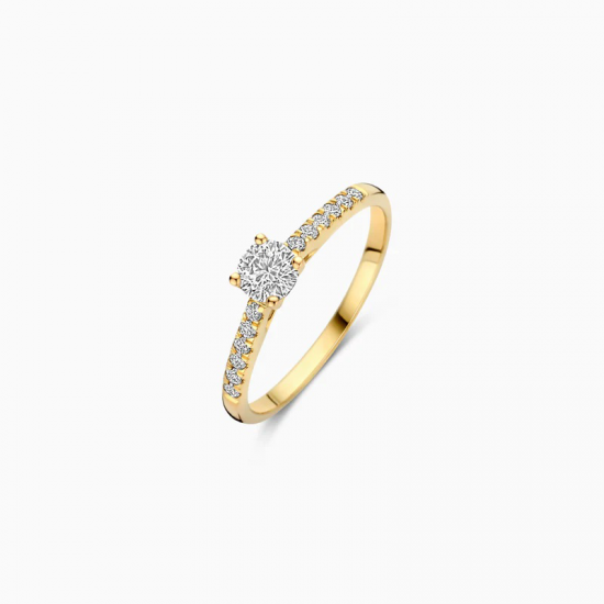 Blush Lab Diamonds Ring LG1018Y 14k Geelgoud MAAT 17 - 56123