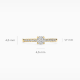 Blush Lab Diamonds Ring LG1018Y 14k Geelgoud MAAT 17 - 56123