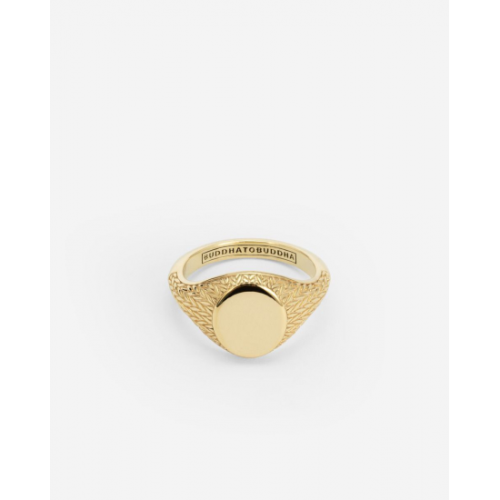 Buddha to Buddha Ring Ellen Zegel Verguld maat 20 - 56182