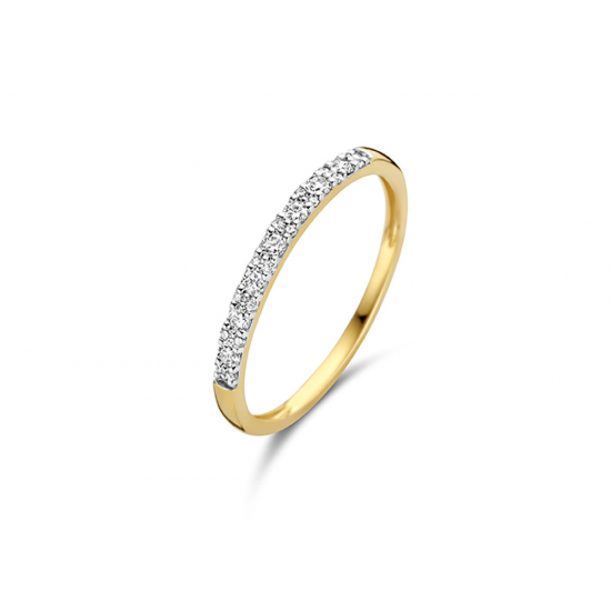 Blush Diamonds Ring Geelgoud maat 16.5 - 56232