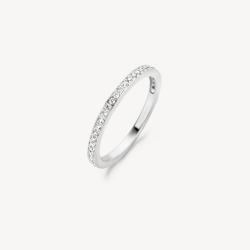 Blush Ring 1119WZI - 14k Witgoud met Zirkonia maat 18 - 56233