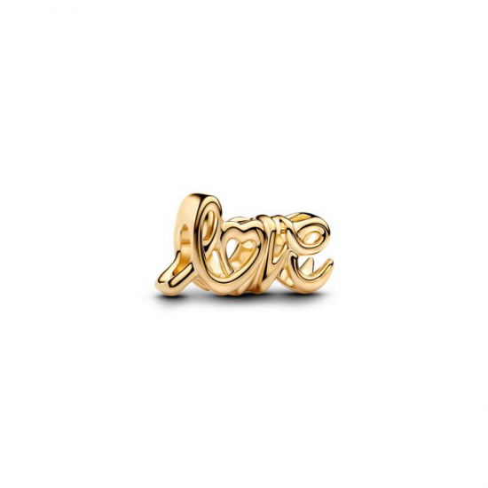 Pandora Love 14k gold-plated charm 763055C00 - 56294