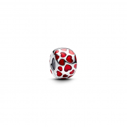 Pandora Hearts sterling silver clip with transparent red enamel 793679C01 - 56295