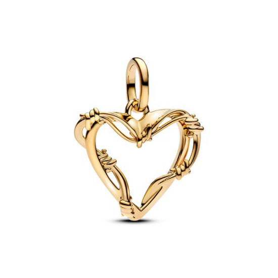 Pandora Draadhart Hangende Bedel Verguld - 56309