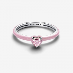 Pandora Pink Chakra Heart Ring MAAT 17 - 56340