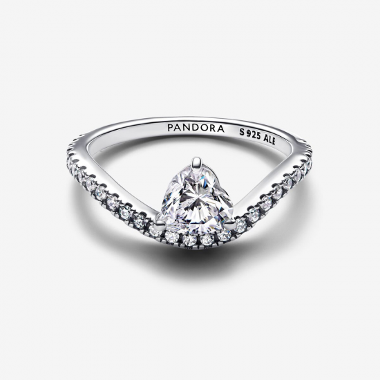 Pandora ring Wish and Wave Heart MAAT 17 - 56342
