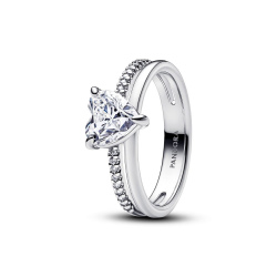 Pandora Double Band Heart Ring MAAT 17 - 56343