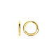 ZINZI 10mm ZINZI Gold 14 karaat gouden oorringen met luxe scharniersluiting 10 x 1,2mm ZGO523 - 56354