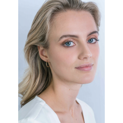 ZINZI Gold 14 karaat gouden oorringen ronde buis 17,5 x 1,5mm ZGO128 - 56366