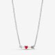 Pandora Pijl & Muranoglas Hart Halsketting 40, 45 of 50 cm 393669C01-50 - 56369