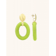 lOTT Gioielli Lime oorbellen Faye ovaal L - 56409