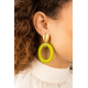 lOTT Gioielli Lime oorbellen Faye ovaal L - 56409
