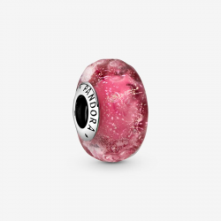Pandora Golvende Fancy Roze Muranoglazen Bedel 798872C00 - 56421