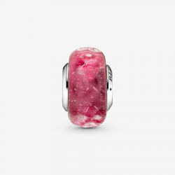 Pandora Golvende Fancy Roze Muranoglazen Bedel 798872C00 - 56421