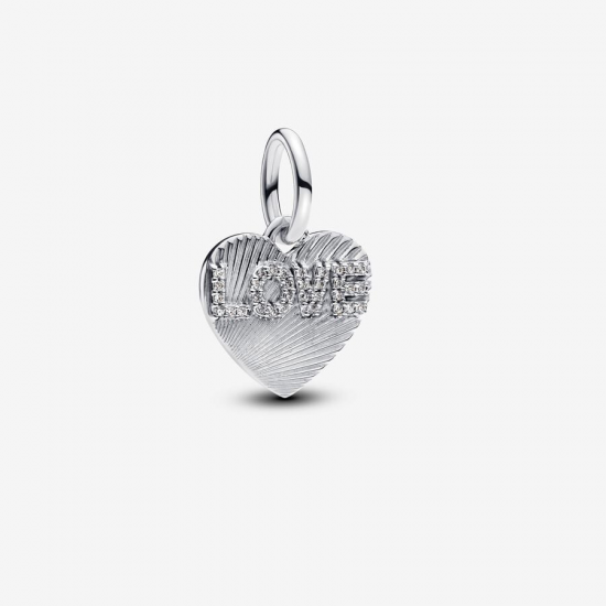 Pandora Hangende bedel met graveerbaar love-hart 793604C01 - 56423