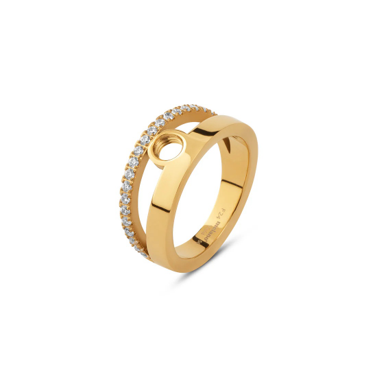 Melano Vivid Valen Ring Goudkleurig Maat 18 - 56546