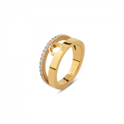 Melano Vivid Valen Ring Goudkleurig Maat 17 - 56549