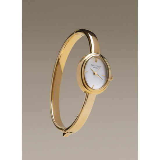 Rosefield Studio Edition Bangle Watch Oval Gold Medium 62 mm STWGSG-ST05  56615
