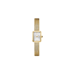 Rosefield  Mini Octagon White Dial Gold  Woven Mesh Strap MWGMG-M01 - 56621