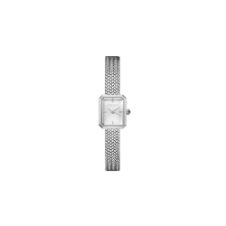 Rosefield  Mini Octagon White Dial Gold  Woven Mesh Strap MWSMS-M04 - 56622
