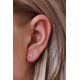 14K gouden Earstuds Swirl 5MM Mattenklopper - 56642