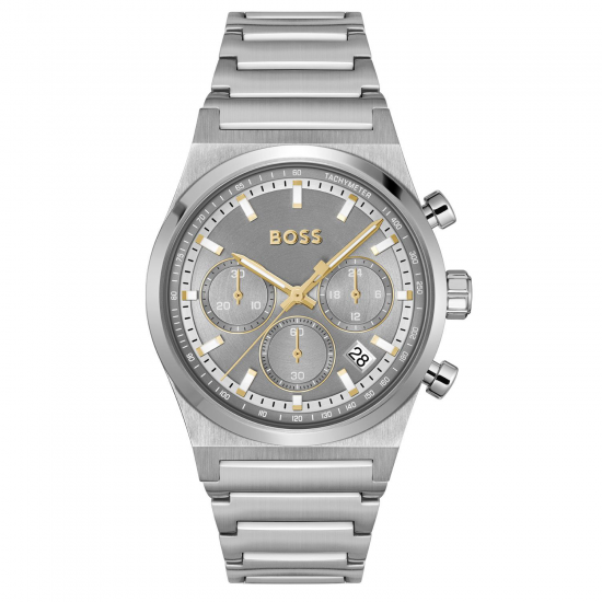 BOSS Herenhorloge Candor Chrono Silver - HB1514221 - 56655