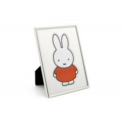 Fotolijst nijntje passepartout 15x20cm verzilverd gelakt - 56727