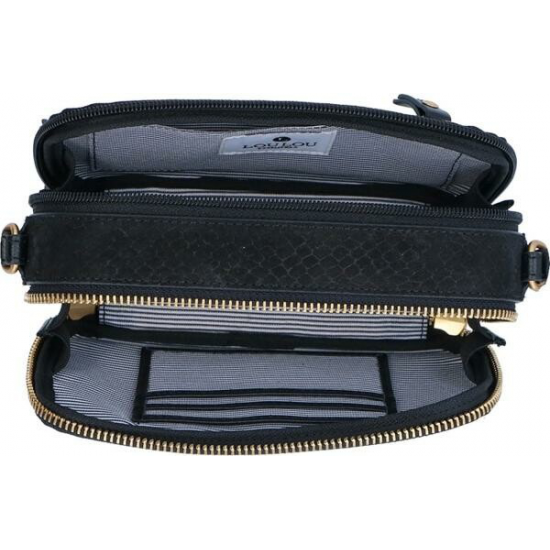LouLou Schoudertas Sugar Snake Black - 56742