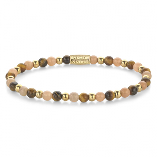 Rebel & Rose Armband Sunset Beach - 18 ct yellow gold ionplated 18CM - 56761