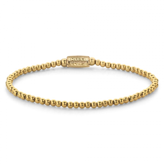 Rebel & Rose Armband Yellow Gold Only RR-30001-G-S 18cm - 56763