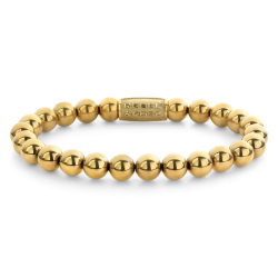 Rebel & Rose Yellow Gold Rocks - handmade RR-80115-G-S 18cm - 56764