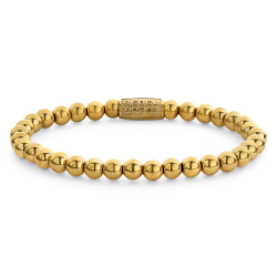 Rebel & Rose Yellow Gold Rocks - handmade RR-60143-G-S 18cm - 56765