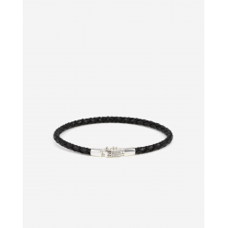 Buddha to Buddha George Mini Leren Armband zwart J016BL-C+ - 56784