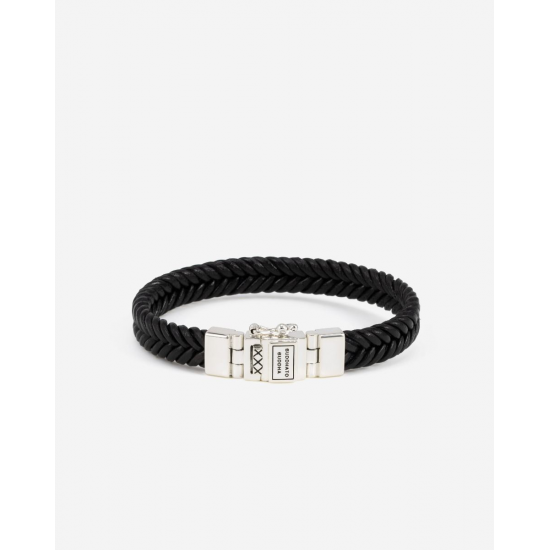 Buddha to Buddha Barbara Leren Armband Zwart 138BL-F - 56791