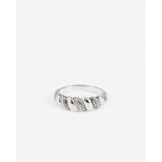 Buddha to Buddha Ellen Ring Spiraal Gradient Zilver 623 maat 17 - 56834
