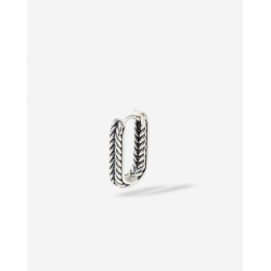 Buddha to Buddha Barbara Omkeerbare Hoop Zilver Single Piece 406 - 56852