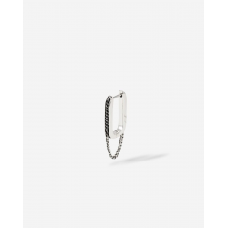 Buddha to Buddha Essential Hoop Chainlink Zilver Single Piece 408 - 56853