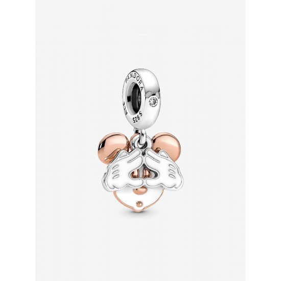 Pandora  Disney Mickey Mouse Dubbele Hangende Bedel 780112C01 - 56867