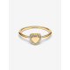 Pandora Graveerbaar Hart Halo Ring 163801C01 MAAT 17 - 56878