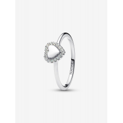 Pandora Graveerbaar Hart Halo Ring Sterlingzilver 193801C01 MAAT 17 - 56893