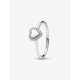 Pandora Graveerbaar Hart Halo Ring Sterlingzilver 193801C01 MAAT 17 - 56893