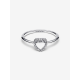 Pandora Graveerbaar Hart Halo Ring Sterlingzilver 193801C01 MAAT 17 - 56893