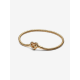 Pandora Sparkling Infinity Heart Clasp-slangenschakelarmband Met 14k goud verguld 563758C01 MAAT 19 - 56901