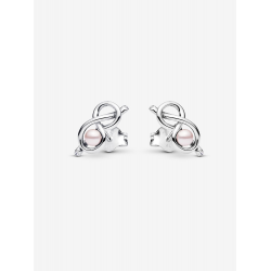 Pandora Infinity Knot-oorstekers Sterlingzilver 293761C01 - 56906