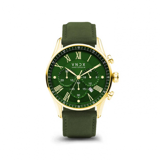 VNDX Amsterdam THE BOSS STEEL CHRONOGRAAF HEREN HORLOGE MD33056-17 - 56914