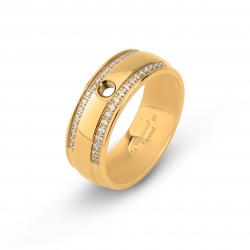Melano Twisted Tierra Ring goud kleur maat 58 - 56940