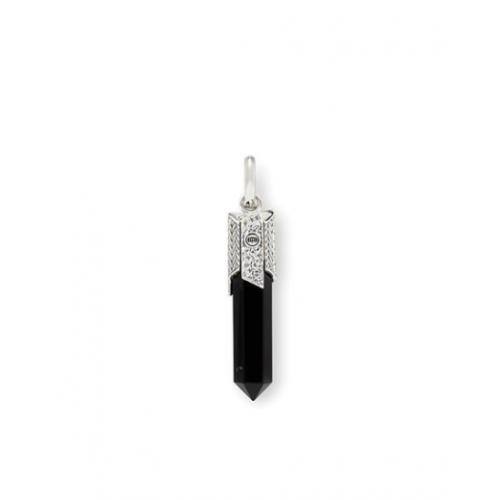 Buddha to Buddha Hanger Edelsteen Zilver Zwarte Onyx - 56954