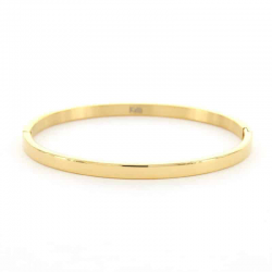 Kalli Armband, Plat Glans, 4mm - 56976